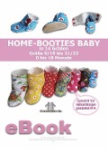 Home-Booties Baby Schnittmuster für Gr. 9 bis 22 von firstloungeberlin - Ina Schille