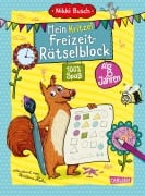 Cover-Bild zum Titel 'Mein großer Freizeit Kritzel- und Rätselblock' von 'Nikki Busch'