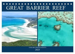 Great Barrier Reef und die Whitsundays (Tischkalender 2025 DIN A5 quer), CALVENDO Monatskalender - Robert Styppa