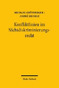 Cover-Bild zum Titel 'Konfliktlinien im Nichtdiskriminierungsrecht' von 'Michael Grünberger, André Reinelt'