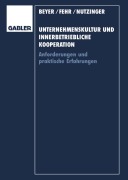 Cover-Bild zum Titel 'Unternehmenskultur und innerbetriebliche Kooperation' von 'Ulrich Fehr, Hans G. Nutzinger'