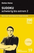 Cover-Bild zum Titel 'Sudoku - schwierig bis extrem 2' von 'Stefan Heine'