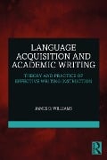 Cover-Bild zum Titel 'Language Acquisition and Academic Writing' von 'James D. Williams'