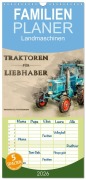 Cover-Bild zum Titel 'Familienplaner 2026 - Traktoren für Liebhaber mit 5 Spalten (Wandkalender, 21 x 45 cm) CALVENDO' von 'Peter Roder'