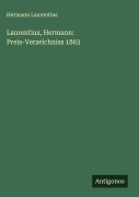 Laurentius, Hermann: Preis-Verzeichniss 1863 - Hermann Laurentius