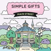 Cover-Bild zum Titel 'Simple Gifts Christian Coloring: Main Street' von 'Amen Editions'