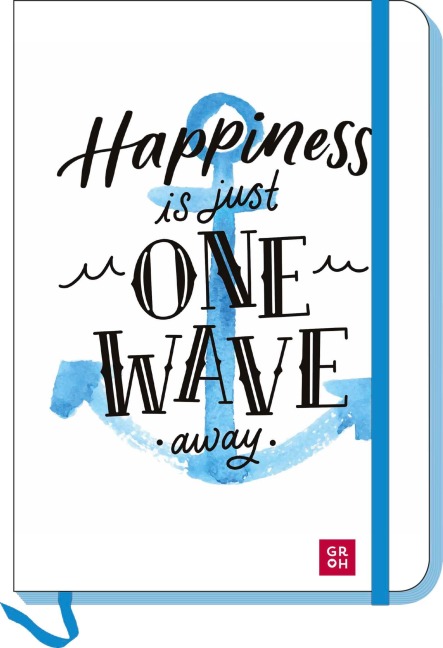 Notizbuch Happiness is just one wave away - 