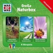 Cover-Bild zum Titel 'WAS IST WAS Hörspielbox: Große Naturbox' von 'Mariana Galyshyn, Heiko Klüh, M. Hildebrandt, Steven Settinger, J. J. Rezzuto'