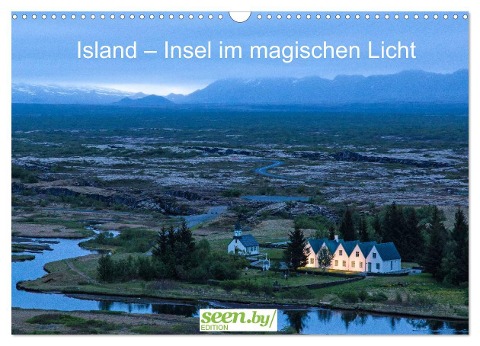Island ¿ Insel im magischen Licht (Wandkalender 2024 DIN A3 quer), CALVENDO Monatskalender - Thomas Hafen