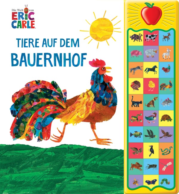 Eric Carle - Tiere auf dem Bauernhof - 30-Button-Soundbuch - Hardcover-Buch mit 30 Geräuschen - 