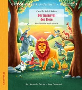 Cover-Bild zum Titel 'Der Karneval der Tiere. Eine fröhliche Musikfantasie.' von 'Camille Saint-Sae¿ns, Bert Alexander Petzold'
