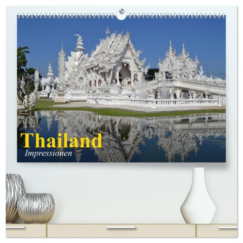 Thailand. Impressionen (hochwertiger Premium Wandkalender 2025 DIN A2 quer), Kunstdruck in Hochglanz - Elisabeth Stanzer