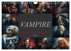 Cover-Bild zum Titel 'Vampire - Kreaturen der Nacht (Wandkalender 2026 DIN A4 quer), CALVENDO Monatskalender' von 'Dirk Meutzner'