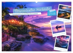Cover-Bild zum Titel 'Traumhafte Strände (Wandkalender 2026 DIN A2 quer), CALVENDO Monatskalender' von 'Steffen Gierok-Latniak'