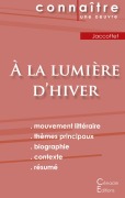 Cover-Bild zum Titel 'Fiche de lecture À la lumière d'hiver de Philippe Jaccottet (Analyse littéraire de référence et résumé complet)' von 'Philippe Jaccottet'