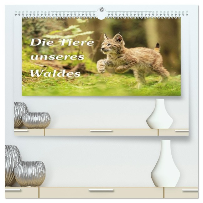 Die Tiere unseres Waldes (hochwertiger Premium Wandkalender 2026 DIN A2 quer), Kunstdruck in Hochglanz - Gunter Kirsch