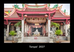 Cover-Bild zum Titel 'Tempel  2027 Fotokalender DIN A3' von 'Tobias Becker'
