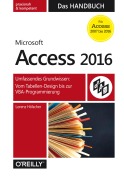 Cover-Bild zum Titel 'Microsoft Access 2016 - Das Handbuch' von 'Lorenz Hölscher'