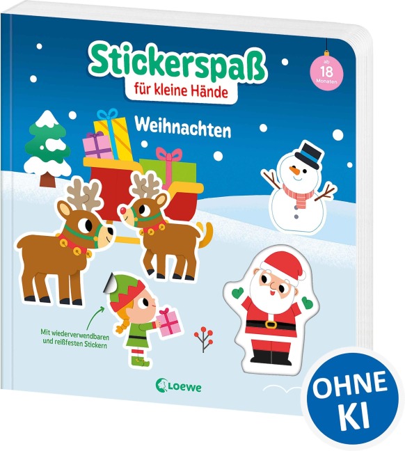 Stickerspaß für kleine Hände - Weihnachten - 