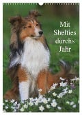 Mit Shelties durchs Jahr (Wandkalender 2025 DIN A3 hoch), CALVENDO Monatskalender - Marion Reiß - Seibert