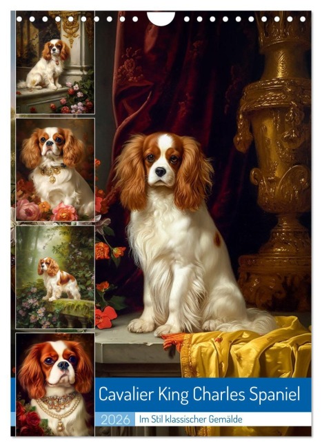 Cavalier King Charles Spaniel (Wandkalender 2026 DIN A4 hoch), CALVENDO Monatskalender - Steffen Gierok-Latniak