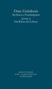 Cover-Bild zum Titel 'An Seneca. Postskriptum' von 'Durs Grünbein, Seneca'