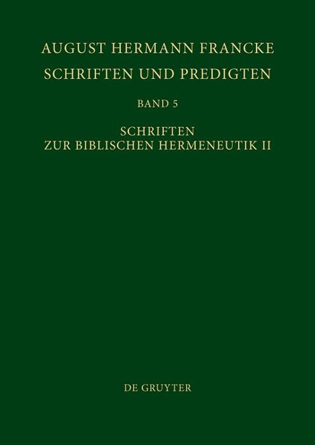 Schriften zur Biblischen Hermeneutik II - 