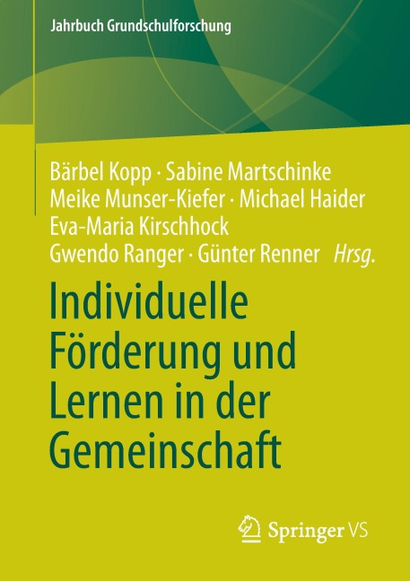 Individuelle Förderung und Lernen in der Gemeinschaft - 