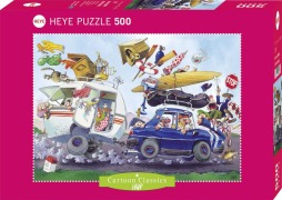 Cover-Bild zum Titel 'Off On Holiday! Puzzle 500 Teile' von 'Jean-Jacques Loup'