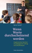 Cover-Bild zum Titel 'Wenn Worte durchscheinend werden' von 'Rainer Patzlaff'