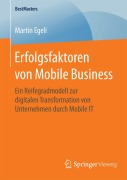 Cover-Bild zum Titel 'Erfolgsfaktoren von Mobile Business' von 'Martin Egeli'