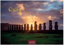 Cover-Bild zum Titel 'Chile Kalender 2026 - Wandkalender | Fotokalender Südamerika 35x50cm - Spektakuläre Landschaften von Atacama bis Patagonien, perfekt als Geschenk & Wanddeko' von ''