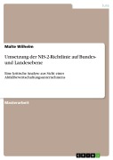 Cover-Bild zum Titel 'Umsetzung der NIS-2-Richtlinie auf Bundes- und Landesebene' von 'Malte Wilhelm'
