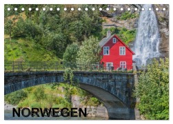 Norwegen - Der Süden (Tischkalender 2025 DIN A5 quer), CALVENDO Monatskalender - Amanda Mohler