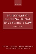 Cover-Bild zum Titel 'Principles of International Investment Law' von 'Rudolf Dolzer, Ursula Kriebaum, Christoph Schreuer'