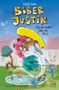 Cover-Bild zum Titel 'Biber Justin. Auf der dunklen Seite des Pools' von 'Smilla Blau'