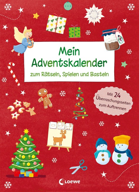 Mein Adventskalender zum Rätseln, Spielen und Basteln - 