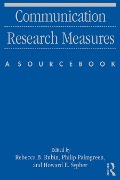 Cover-Bild zum Titel 'Communication Research Measures' von 'Rebecca B. Rubin, Howard E. Sypher, Philip Palmgreen'