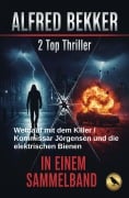 Cover-Bild zum Titel '2 Top Thriller: Wettlauf mit dem Killer / Kommissar Jörgensen und die elektrischen Bienen' von 'Alfred Bekker'