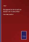 Cover-Bild zum Titel 'Sitzungsberichte der Kaiserlichen Akademie der Wissenschaften' von 'Anonym'