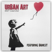 Cover-Bild zum Titel 'Urban Art - Banksy 2027 - 16-Monatskalender' von 'Gifted Stationery Co. Ltd'