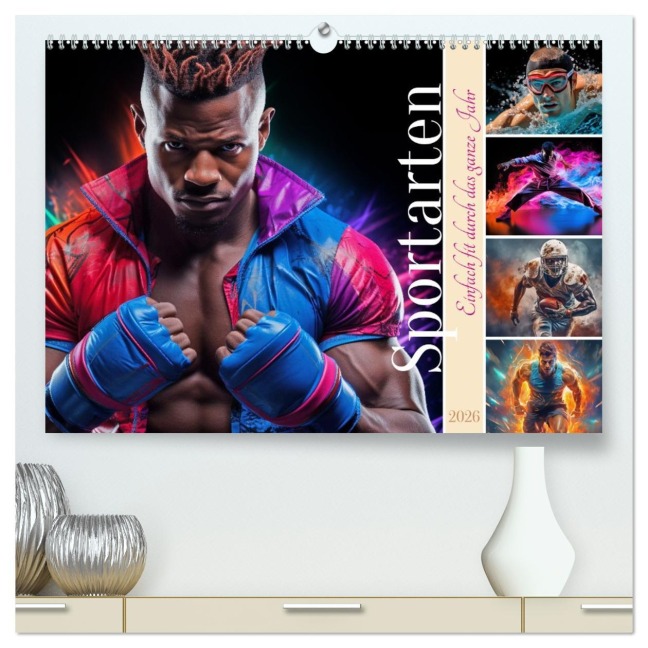 Sportarten (hochwertiger Premium Wandkalender 2026 DIN A2 quer), Kunstdruck in Hochglanz - Steffen Gierok-Latniak