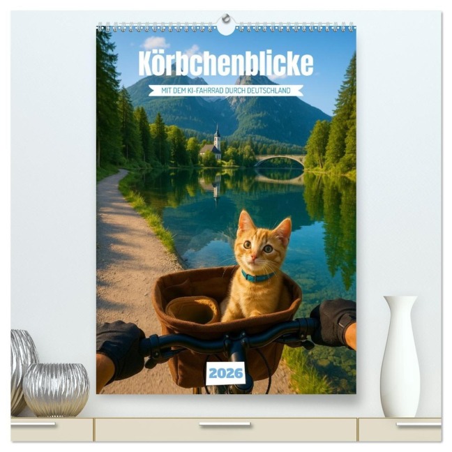 Körbchenblicke (hochwertiger Premium Wandkalender 2026 DIN A2 hoch), Kunstdruck in Hochglanz - Kerstin Waurick