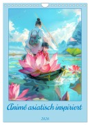 Cover-Bild zum Titel 'Animé asiatisch inspiriert (Wandkalender 2026 DIN A4 hoch), CALVENDO Monatskalender' von 'Liselotte Brunner-Klaus'