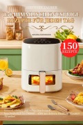 Cover-Bild zum Titel 'Airfryer Zauber - 150 himmlisch knusprige Rezepte für jeden Tag' von 'Romina Schneider'