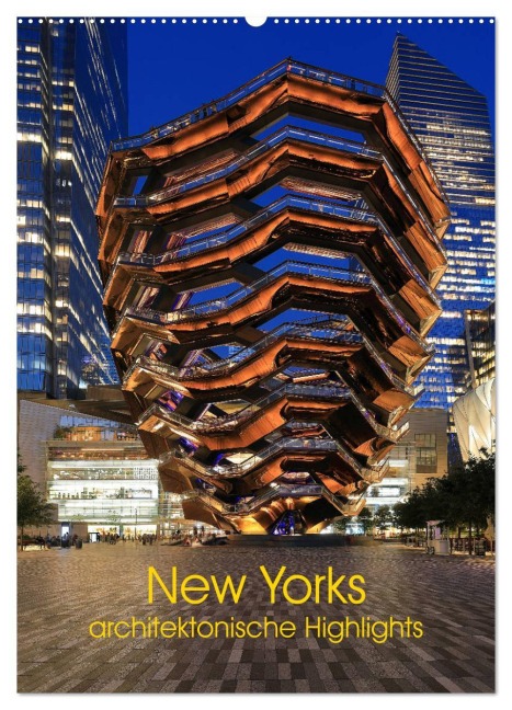 New Yorks architektonische Highlights (Wandkalender 2026 DIN A2 hoch), CALVENDO Monatskalender - Gro Gro