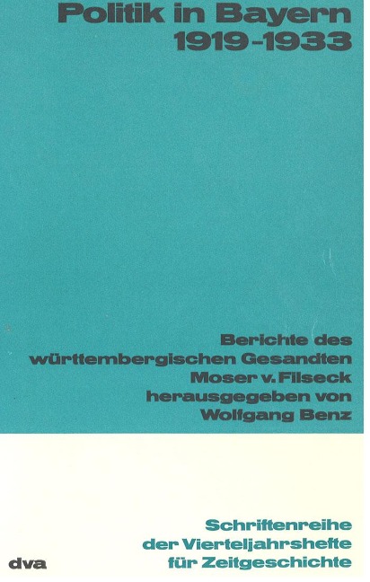 Politik in Bayern 1919-1933 - 