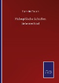 Cover-Bild zum Titel 'Philosphische Schriften' von 'Franz Hoffmann'