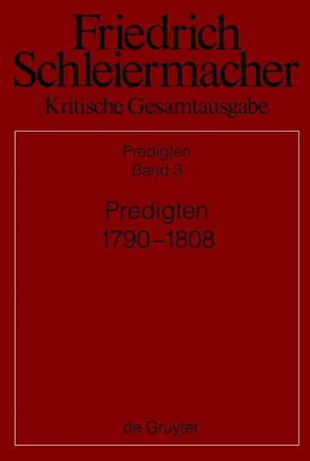 Predigten 1790-1808 - 