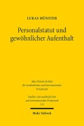 Personalstatut und gewöhnlicher Aufenthalt - Lukas Münster